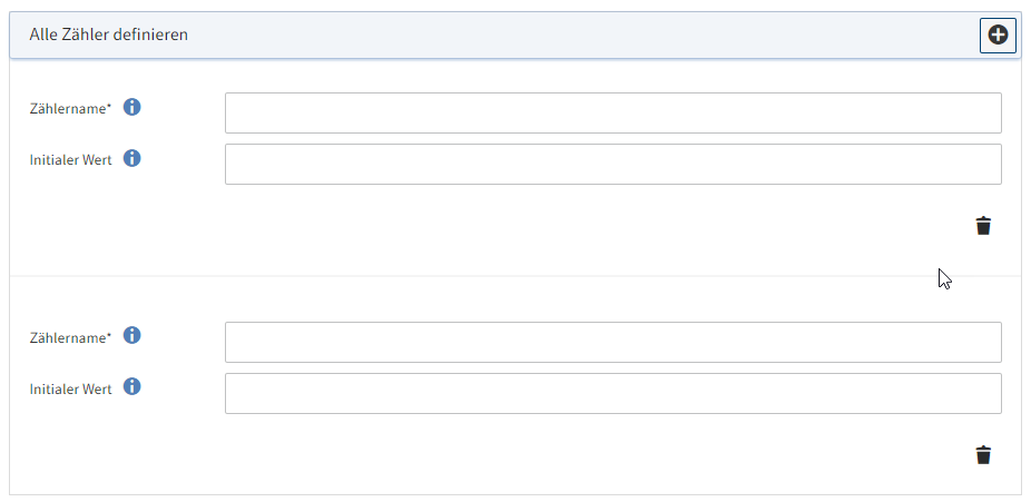 Eingabefeld Editor Array