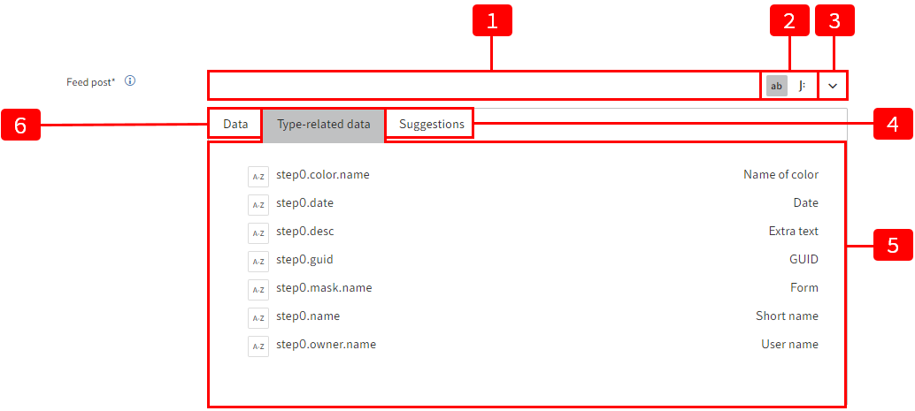 JSONata editor in text mode