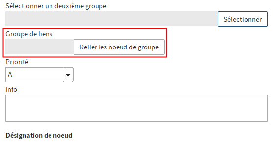 Champ 'Groupe de référencement'