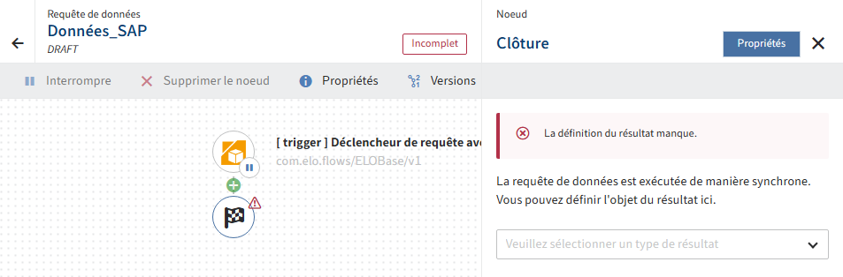 Configurer la clôture pour les flows synchrones