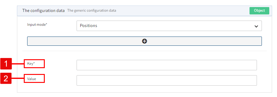 Optional configuration with static configuration data for 'Positions' input mode