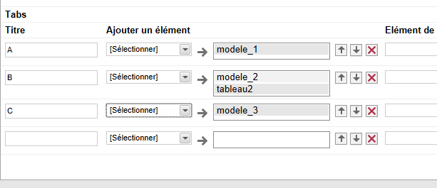 Créateur de formulaire; mode 'Modifier le groupe d'onglets'; onglets du groupe d'onglets 'ebene2_2'