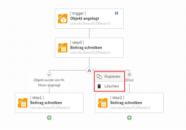 Löschen Sie den Verzweigungsknoten im Flow-Designer