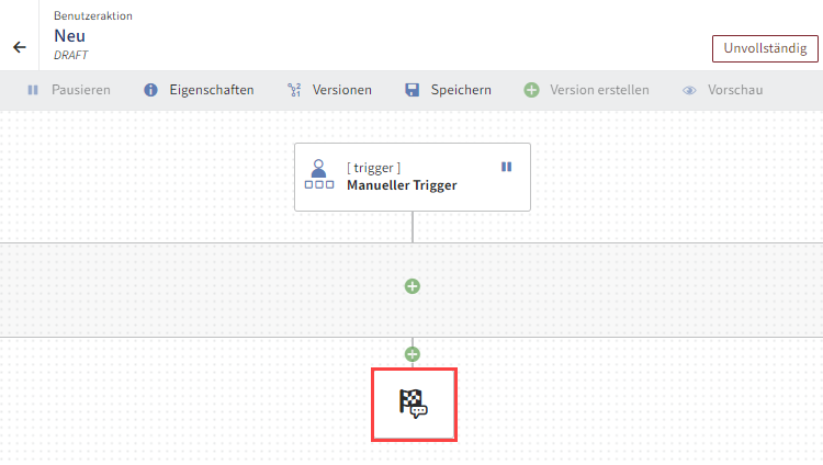 Geändertes Flaggensymbol