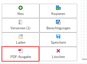 Button 'PDF-Ausgabe'