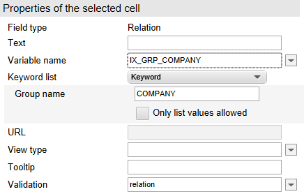 'Relation' type field in the form designer