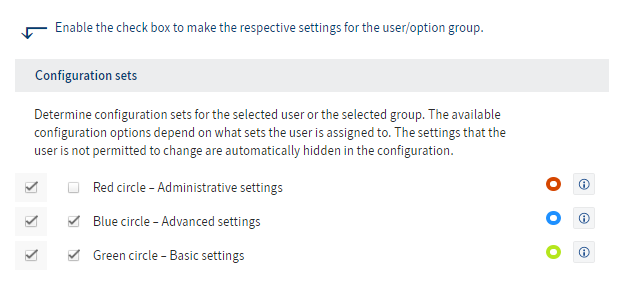 ELO Web Client configuration; Configuration sets