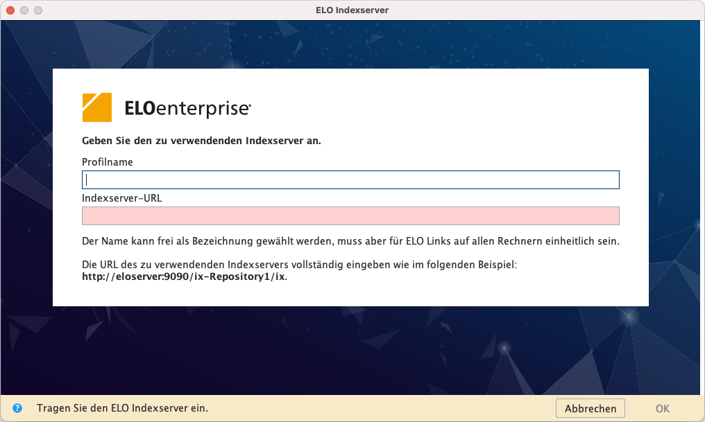 ELO Indexserver konfigurieren