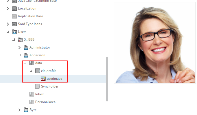 Benutzerbild im Ordner 'elo.profile'