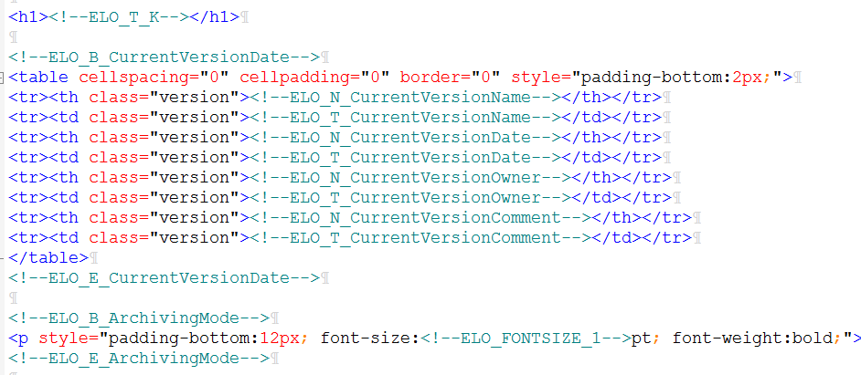 Additional variables for displaying metadata directly