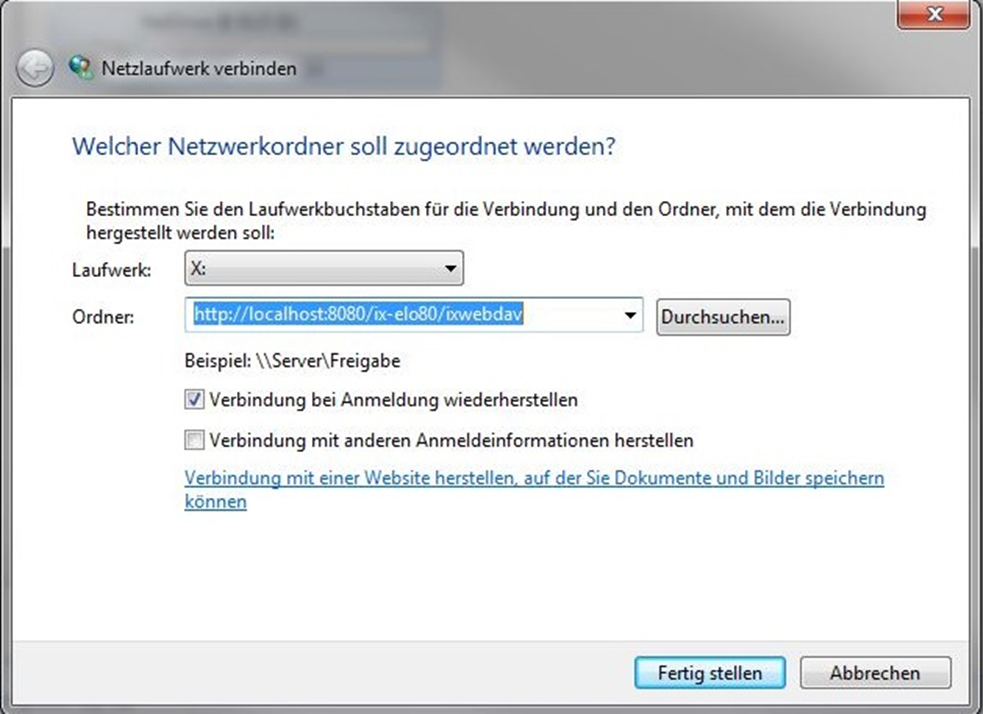 Netzwerklaufwerk verbinden unter Windows