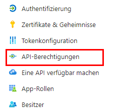 Button'API-Berechtigungen'