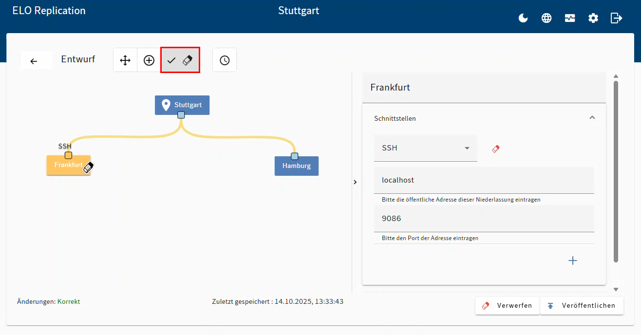 Standort entfernen