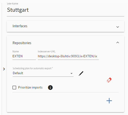 'Repositories' setting