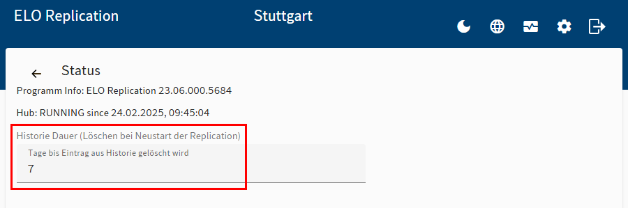Statusanzeige