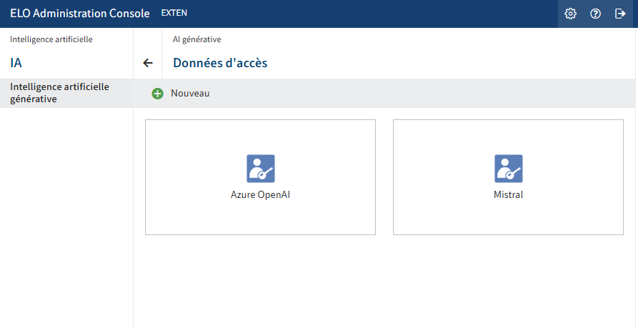 Section 'Intelligence artificielle'