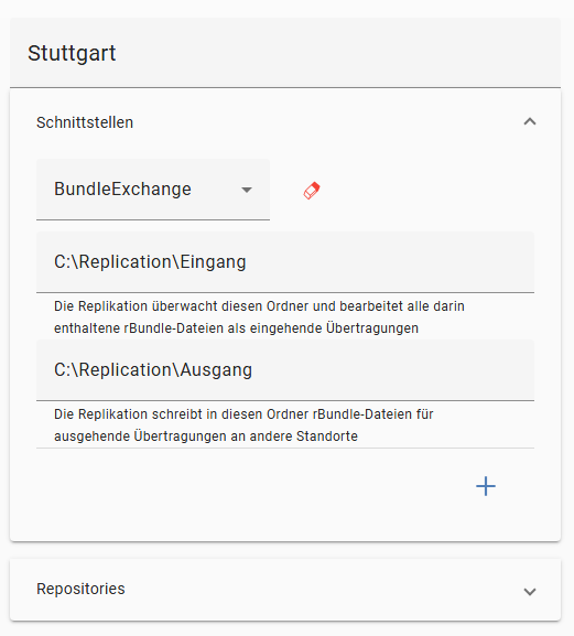 Konfigurationseinstellungen; BundleExchange'