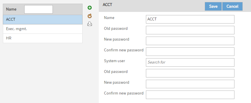 'Encryption keys' area