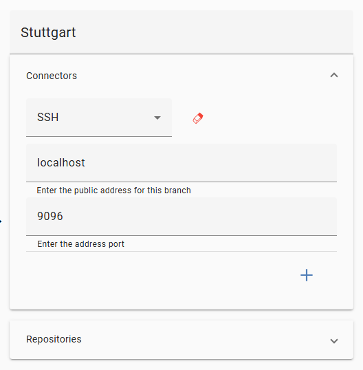 Configuration settings