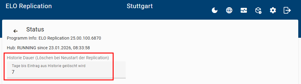 Statusanzeige