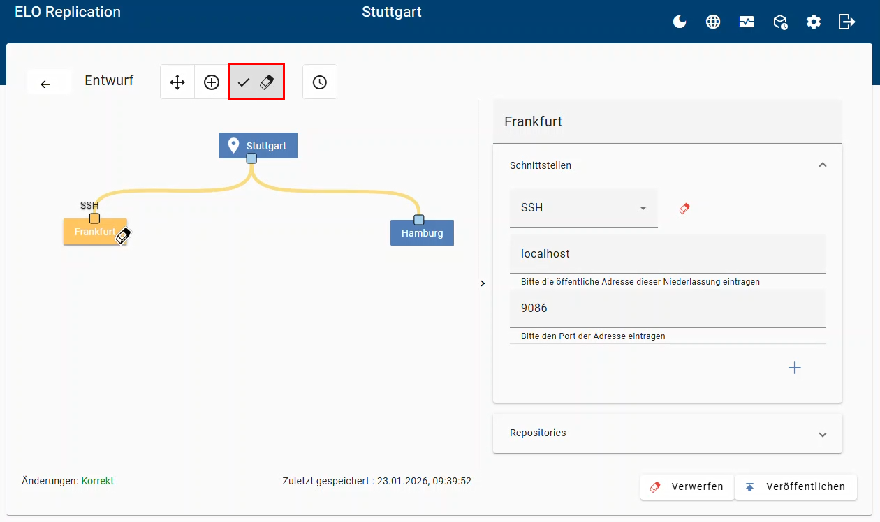 Standort entfernen