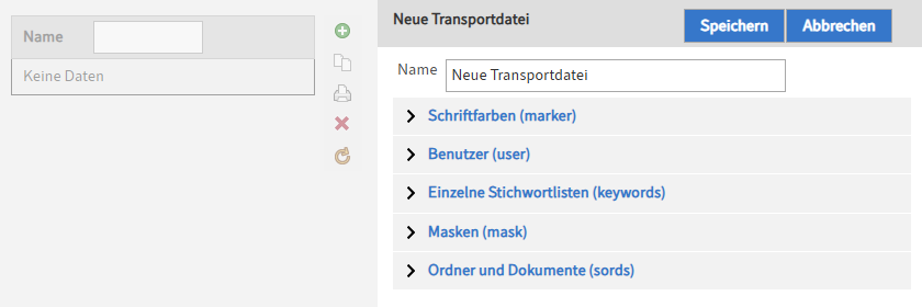 Bereich 'ELO Transport'