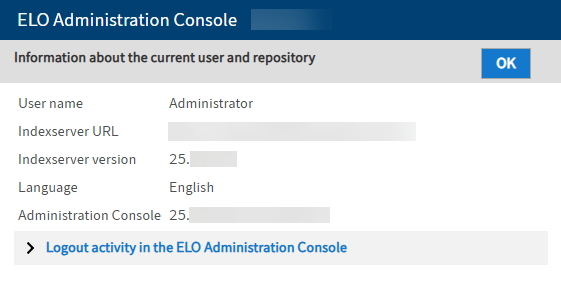 'Information about the current user and repository' page