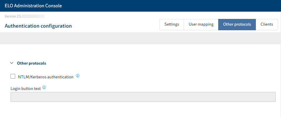 'Legacy protocols' area