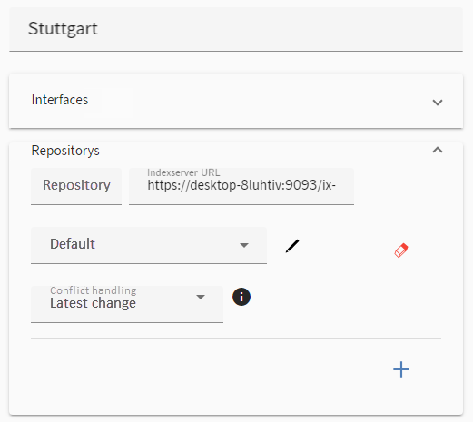 'Repositories' setting