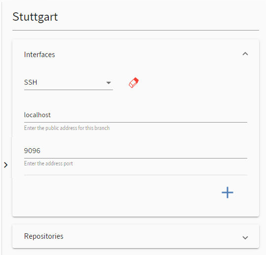 Configuration settings