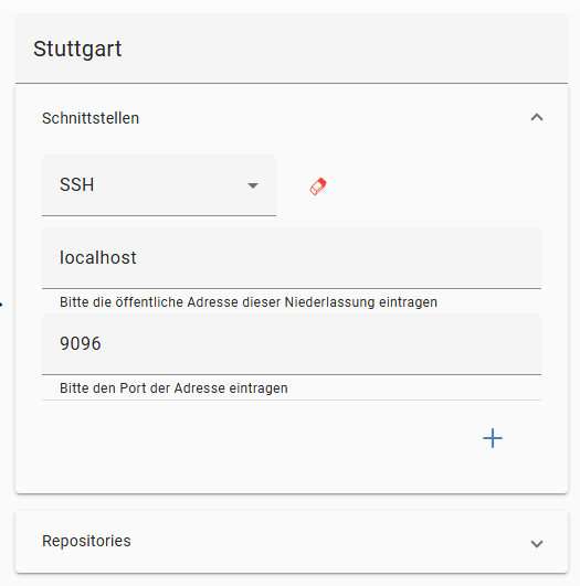 Konfigurationseinstellungen