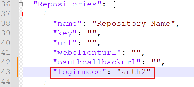 'loginmode' auth2