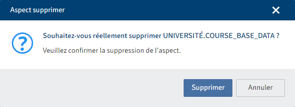 Confirmer la suppression