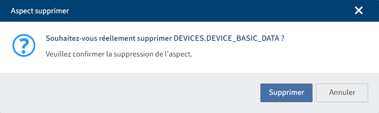 Confirmer la suppression