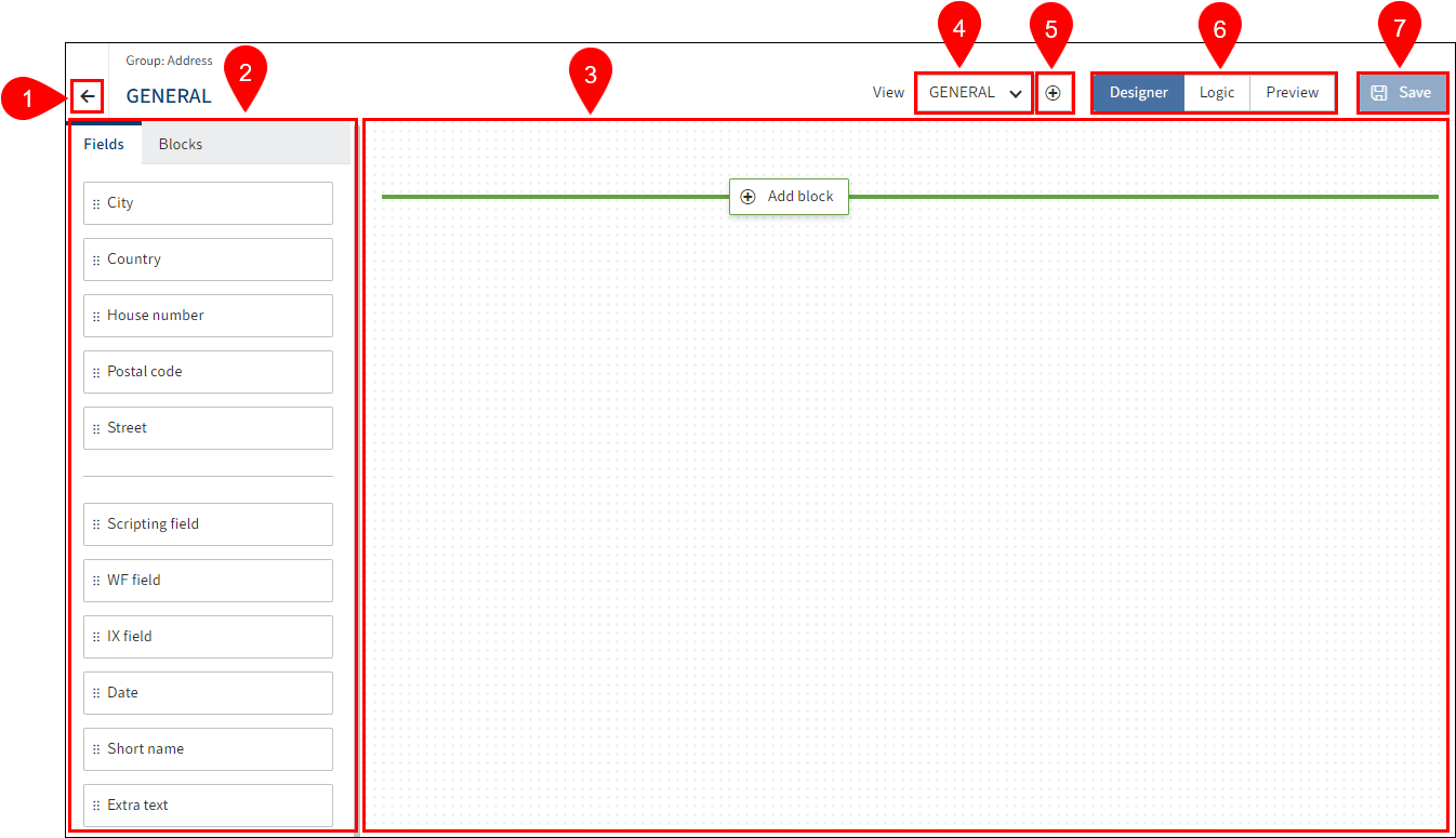 Form designer, overview