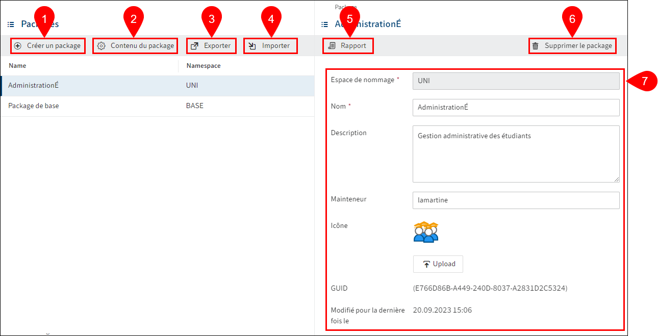 Gestion des packages