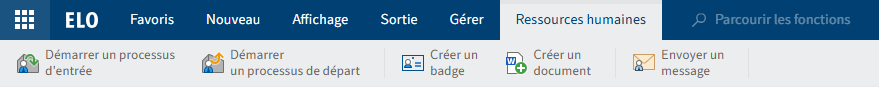 Onglet 'Ressources humaines'