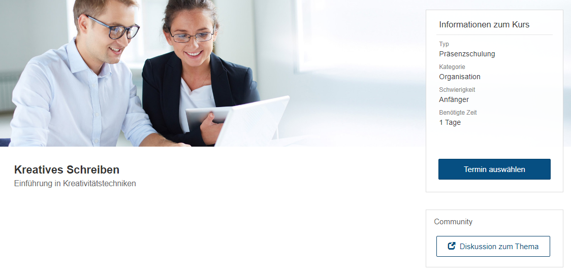 Verknüpfung mit ELO Knowledge auf der Lernplattform
