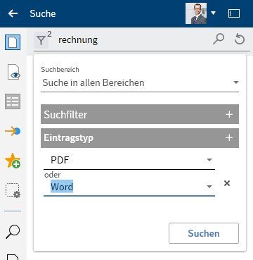 Hinzufügen von zweitem Filter
