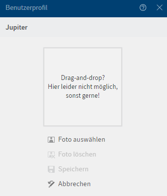 Dialog 'Profilbild bearbeiten'
