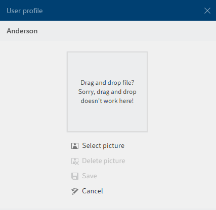 'Edit profile picture' dialog box