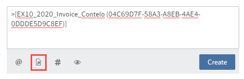'Reference entry' button