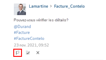 Marquer un article comme important