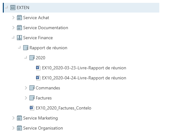 Structure de dépôt