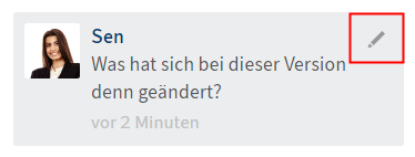 Button 'Bearbeiten'