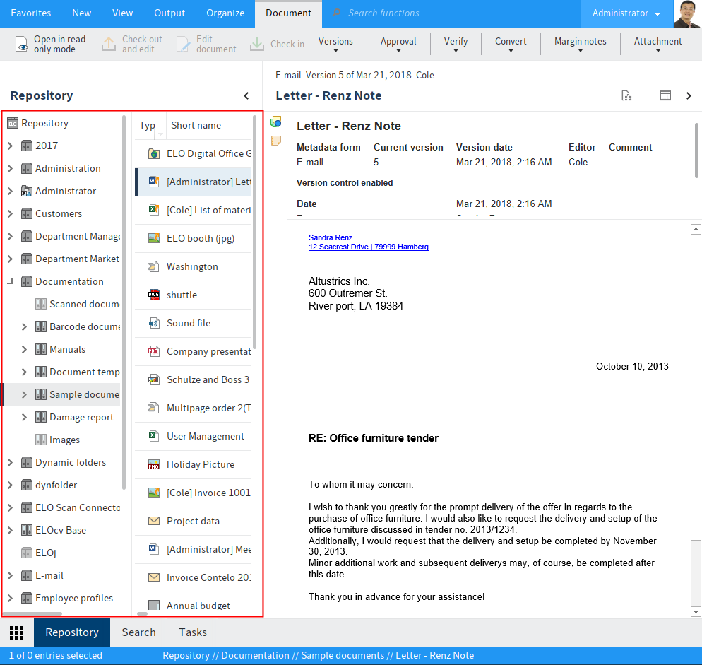 'Fa és táblázat' elrendezés