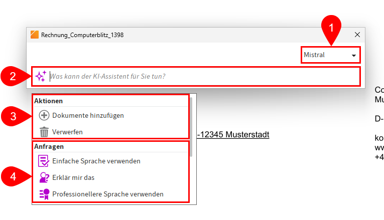 ELO Assistant; Programmoberfläche