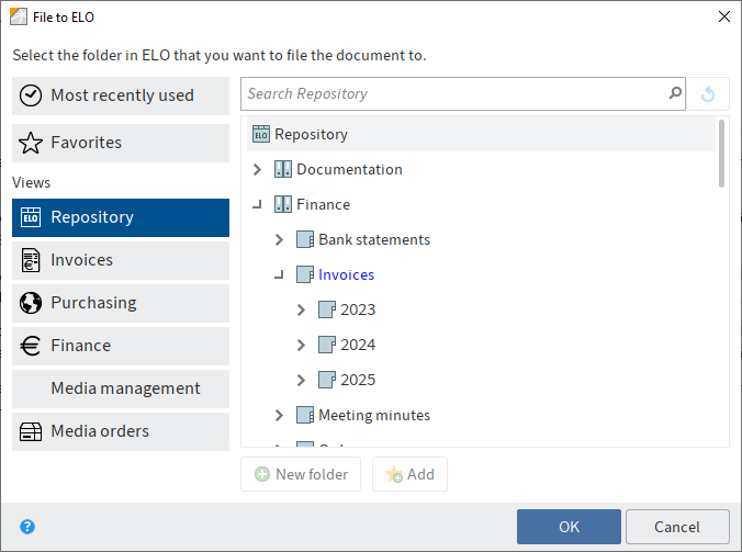 'File to ELO' dialog box