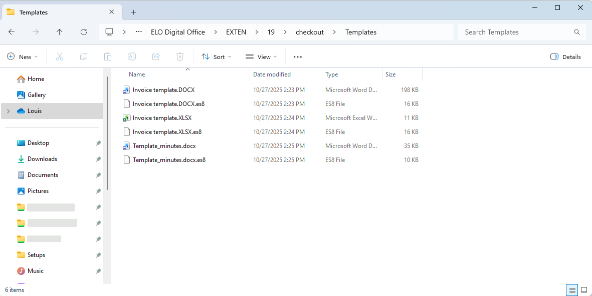 Windows Explorer; Checkout directory