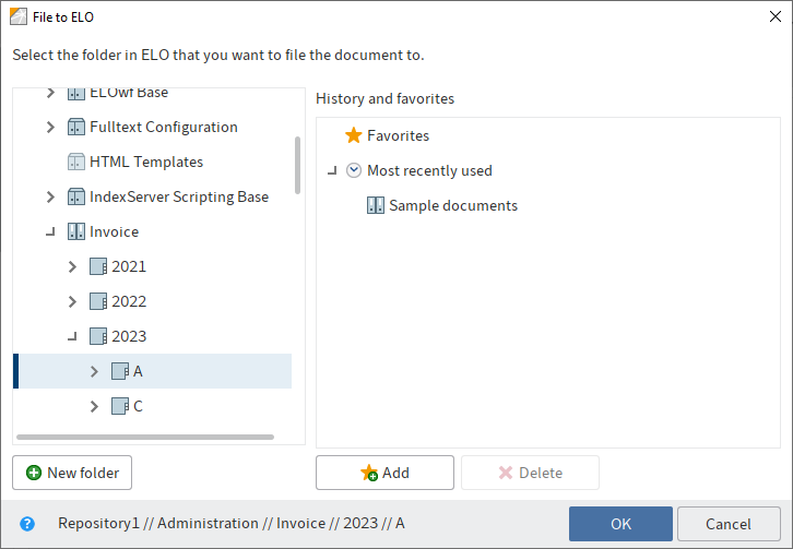 'File to ELO' dialog box